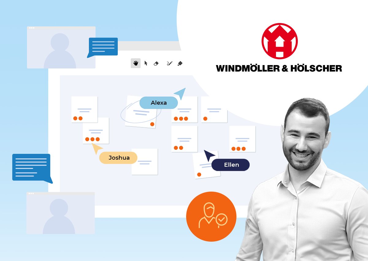 Von 20 auf 180 Nutzer in 4 Monaten!

Windmöller &amp; Hölscher setzt auf Conceptboard für hybride Workshops, Daily Standups &amp; mehr – flexibel, intuitiv &amp; DSGVO-konform.

Jetzt die ganze Story lesen 👉 ow.ly/BExY50VwgoN