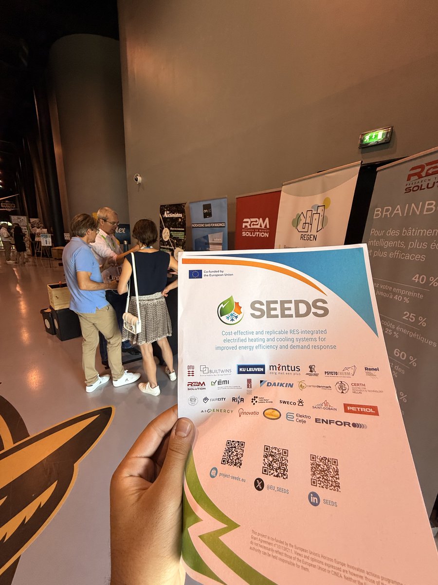 EU_SEEDS's tweet photo. đ SEEDS project at #AzurArena Antibes!
Big thanks to @R2MSolution for presenting our smart residential energy solutions.
Great honour to be joined by the Mayor of Antibes, showcasing regional commitment to sustainable innovation.
#SEEDSproject #EnergyTransition #Antibes https://t.co/tRrTOsa3QZ