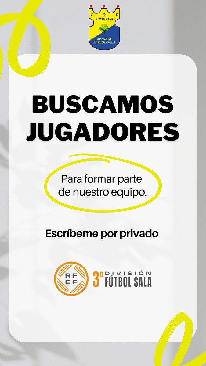 CDE Sporting Morata F.S tweet media