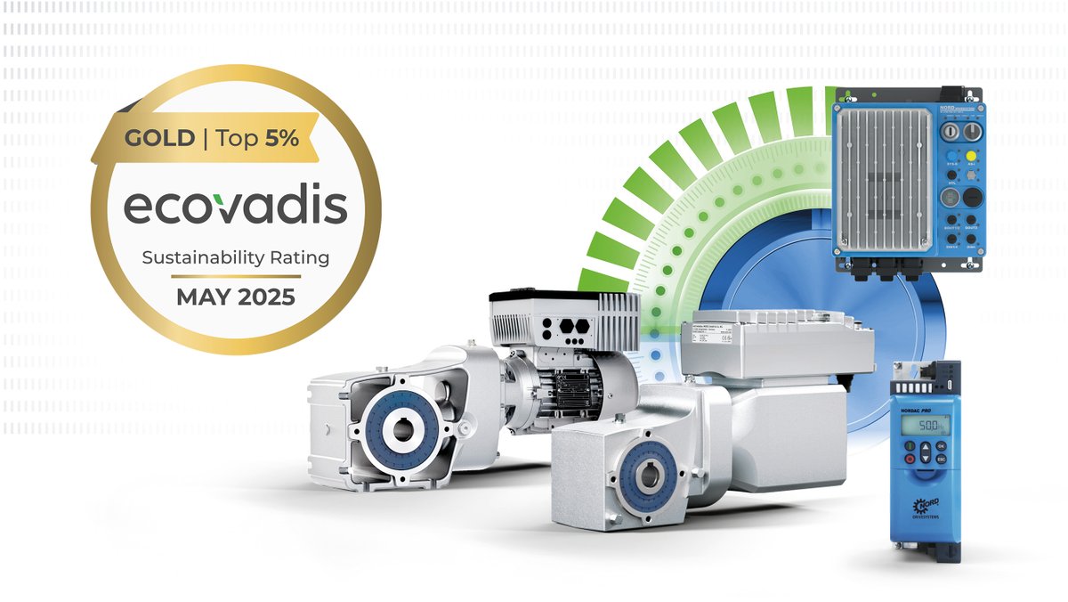 AirportSupplier's tweet image. Award-winning sustainability management - EcoVadis: Gold for NORD airport-suppliers.com/supplier-press… @NORD_Drive #NORD #Drivesystems #DriveTechnology #EcoVadis #GoldMedal #Sustainability #EnvironmentalProtection
