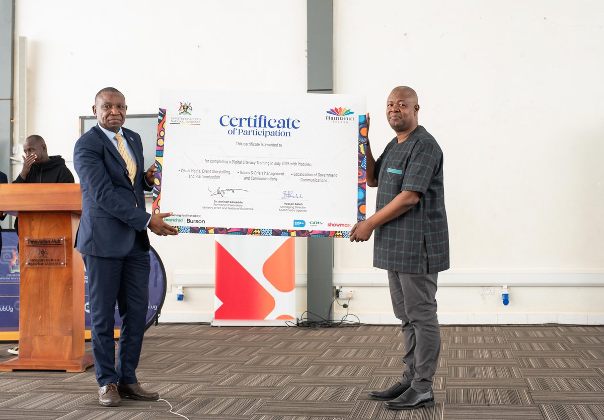 BrainchldBurson's tweet image. We’re back for Day 2 of the Strategic Media & Communications Training!
The morning kicked off with a dynamic review session—participants revisited Day 1 presentations to sharpen delivery and storytelling techniques.
#ICTxMultiChoiceUG | #brainchildBurson