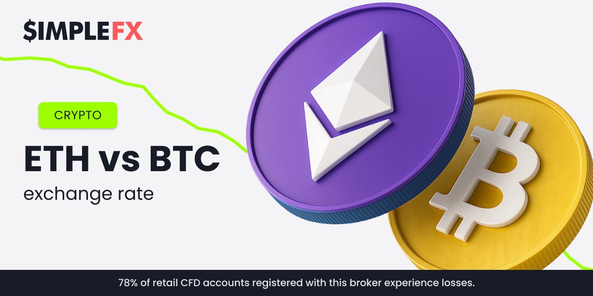 SimpleFXcom's tweet image. $ETHBTC is a cryptocurrency pair that shows the value of Ethereum ($ETH) in Bitcoin ($BTC), rather than in USD.

Why is this ratio closely watched by traders?

📌 It compares two of the most significant crypto assets
⚖️ It reflects shifts in market dominance between ETH and BTC…