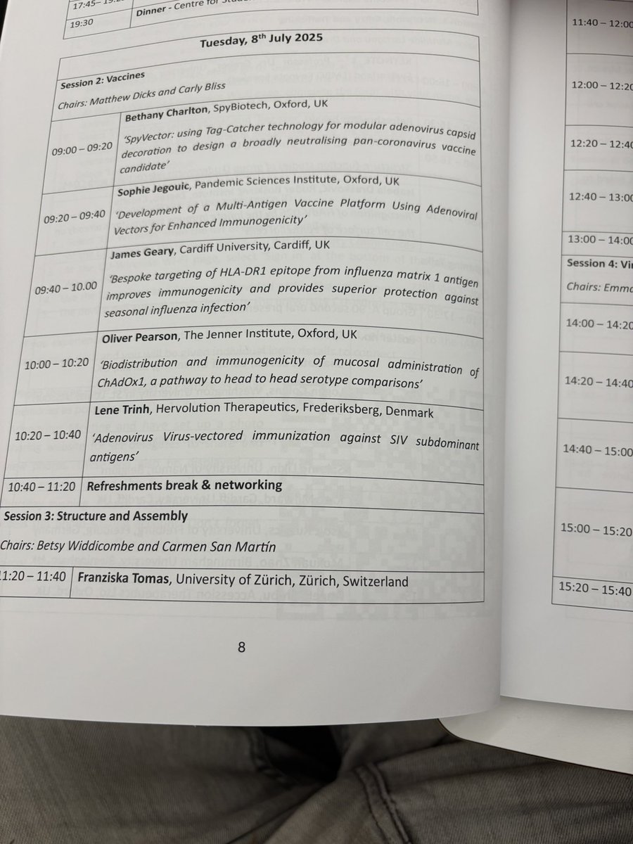 ad_XVI's tweet image. Day two is underway! First focus of the day is a session on #adenovirus #vaccine technologies and platforms! A great day of science ahead!