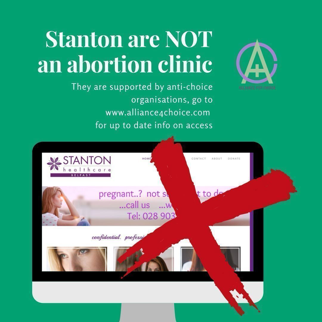 Stanton are NOT an abortion clinic.

These anti-abortion fake clinics spread harmful &amp; medically inaccurate disinformation that prevents pregnant people from making informed decisions.

Visit our website for trustworthy, up-to-date information.

➡️ buff.ly/sfgk2qx
