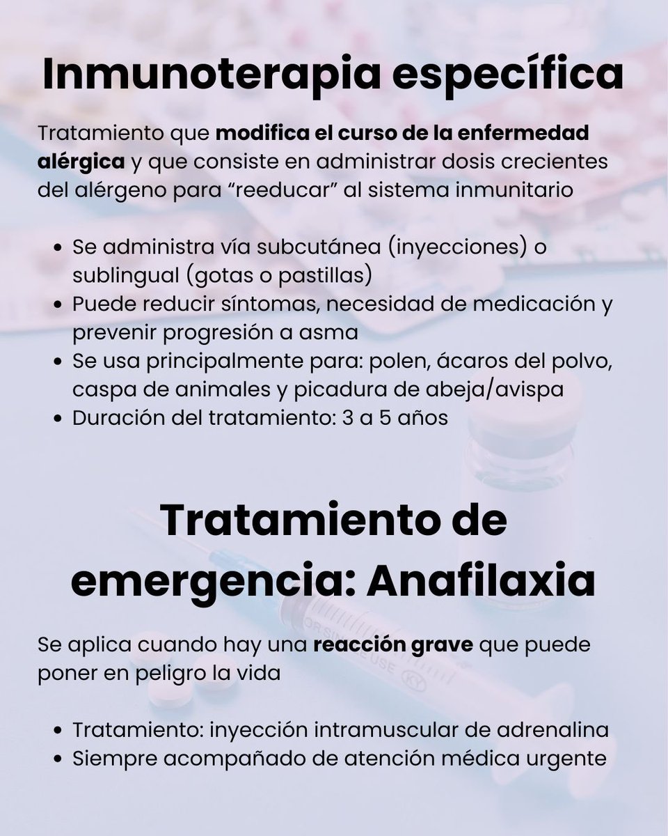 ¿Sabías que las alergias son una reacción exagerada del sistema inmunológico frente a sustancias inofensivas como el polen, los ácaros o ciertos alimentos?

🔬 Factores como la genética, el ambiente y el estado de nuestras barreras mucosas pueden desencadenarlas