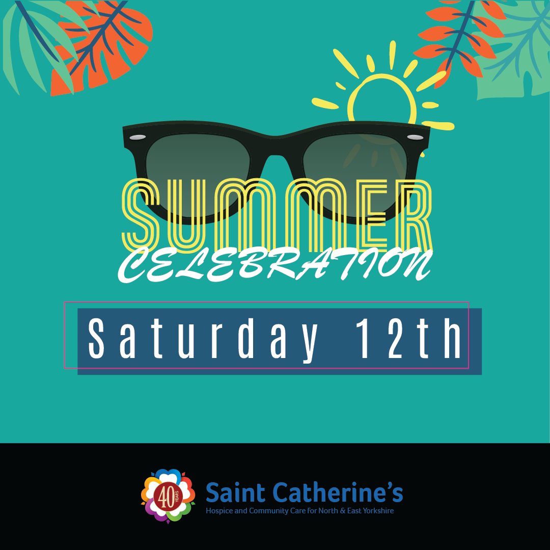 Our Summer Celebration is happening this Saturday on-site at Saint Catherine’s Hospice 12th July : 10am – 3pm

Come along and enjoy a fantastic day filled with stalls, games, and delicious BBQ food freshly prepared by the talented chefs at Flavours. Everyone is welcome