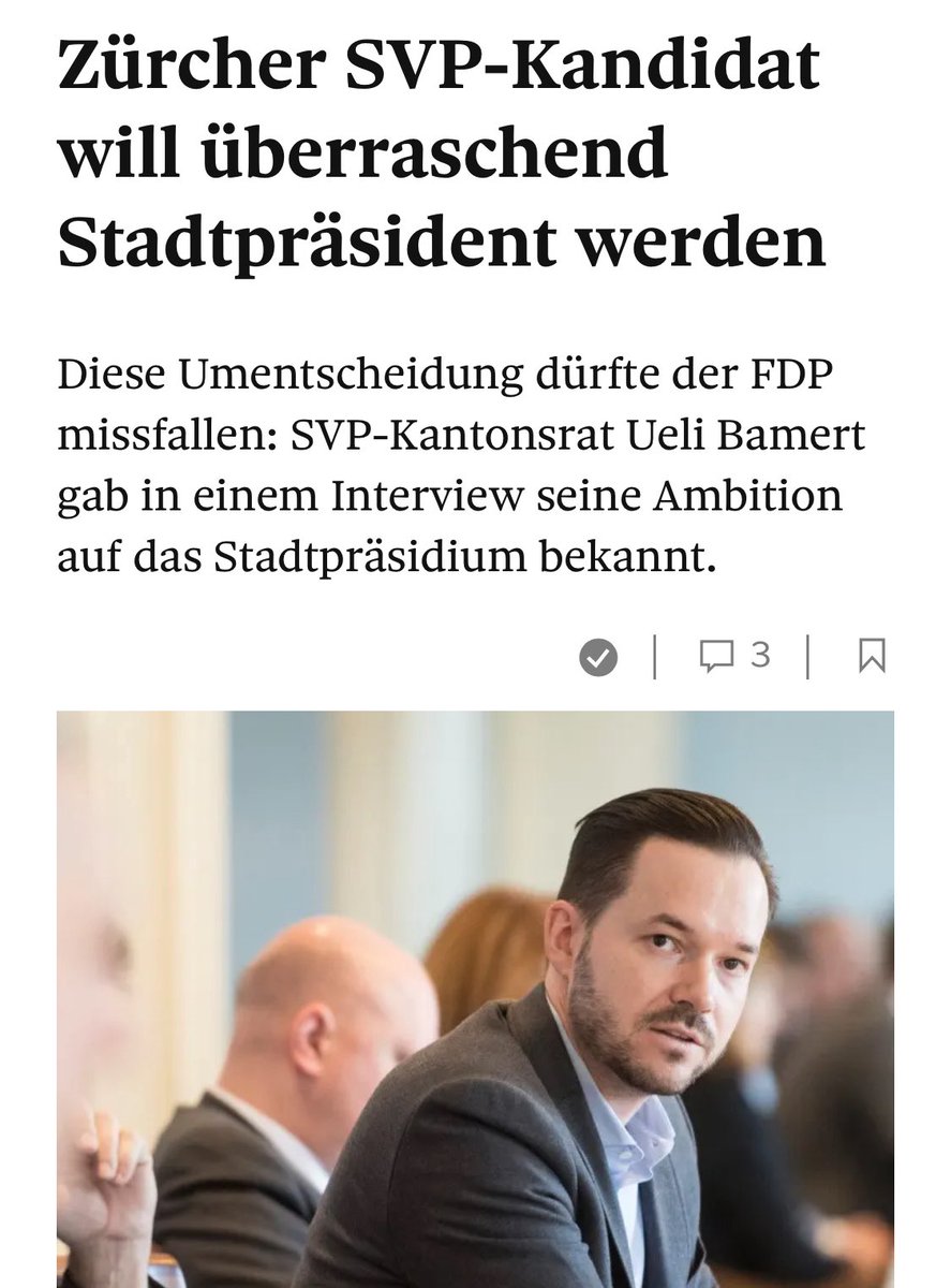_ThomasForrer's tweet image. Sprich, im bürgerlichen Lager glaubt niemand ernsthaft daran, Stadtpräsident zu werden.