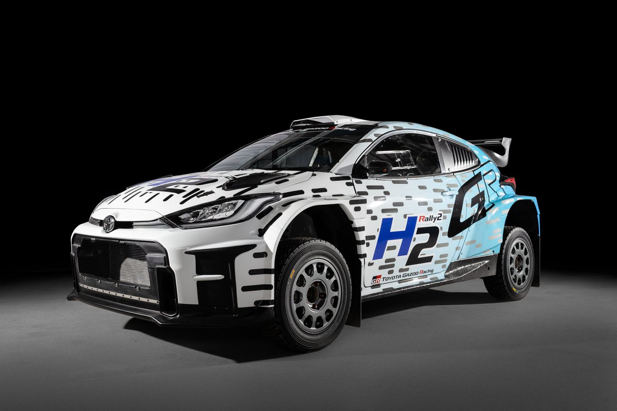 Presenting the GR Yaris Rally2 H2 Concept: a hydrogen-engine rally car set to debut at Rally Finland 💧

#ToyotaGAZOORacing #GRYarisRally2H2 #WRC