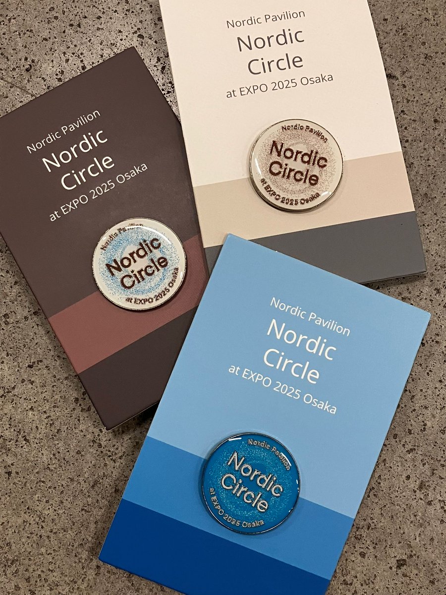 ついに…！北欧パビリオンのオリジナルピンバッジがショップに登場しま