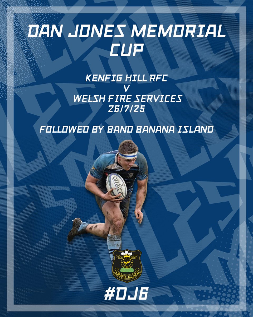 Kenfig Hill RFC (@kenfighillrfc) on Twitter photo Less than a month till we try to defend the Dan Jones Memorial Cup against <a href="/WelshFireRugby/">Welsh Fire Services Rugby</a> . Always a great day to remember a greater man. Entertainment in the evening will provide by the brilliant Banana Island #dj6 #halamules Less than a month till we try to defend the Dan Jones Memorial Cup against <a href="/WelshFireRugby/">Welsh Fire Services Rugby</a> . Always a great day to remember a greater man. Entertainment in the evening will provide by the brilliant Banana Island #dj6 #halamules