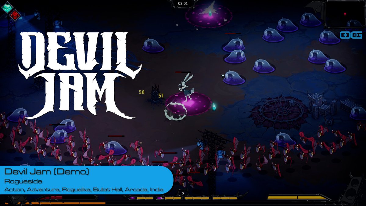 OverageGmngCom's tweet photo. OG plays Devil Jam (Demo)!
https://t.co/rrueEN4PtG
Like & Sub!
@RoguesideGames
#DevilJam #Roguelite #RhythmGame #MetalGaming #BulletHell #HandDrawn #RogueSurvival #IndieGameTrends #IndieWatch #IndieDev #GameDev #IndieGameDev #IndieGame #IndieGames #Gameplay #LetsPlay #Gaming https://t.co/WZTzdLAeHW