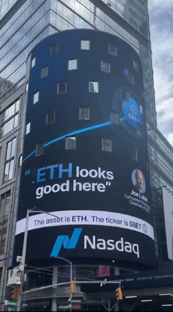 " . ETH looks good here "