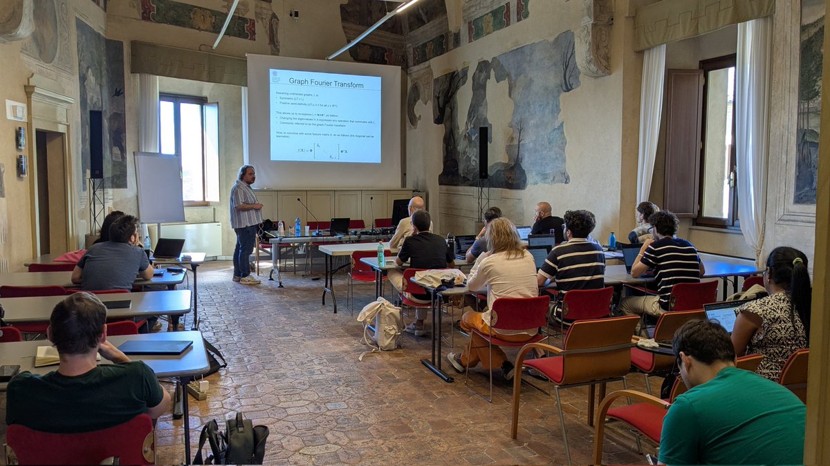 The 2nd IAPR Summer School on Deep Learning on Graphs is taking place in Bertinoro, Italy sites.google.com/view/tc2-dlg-2…