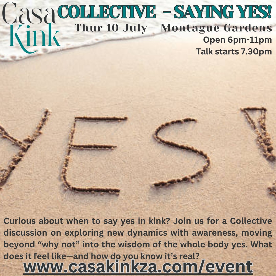 Join us to find your way to connect with your authentic yes.  Info and tickets at casakinkza.com/event
#Yes #Consent #AuthenticYes