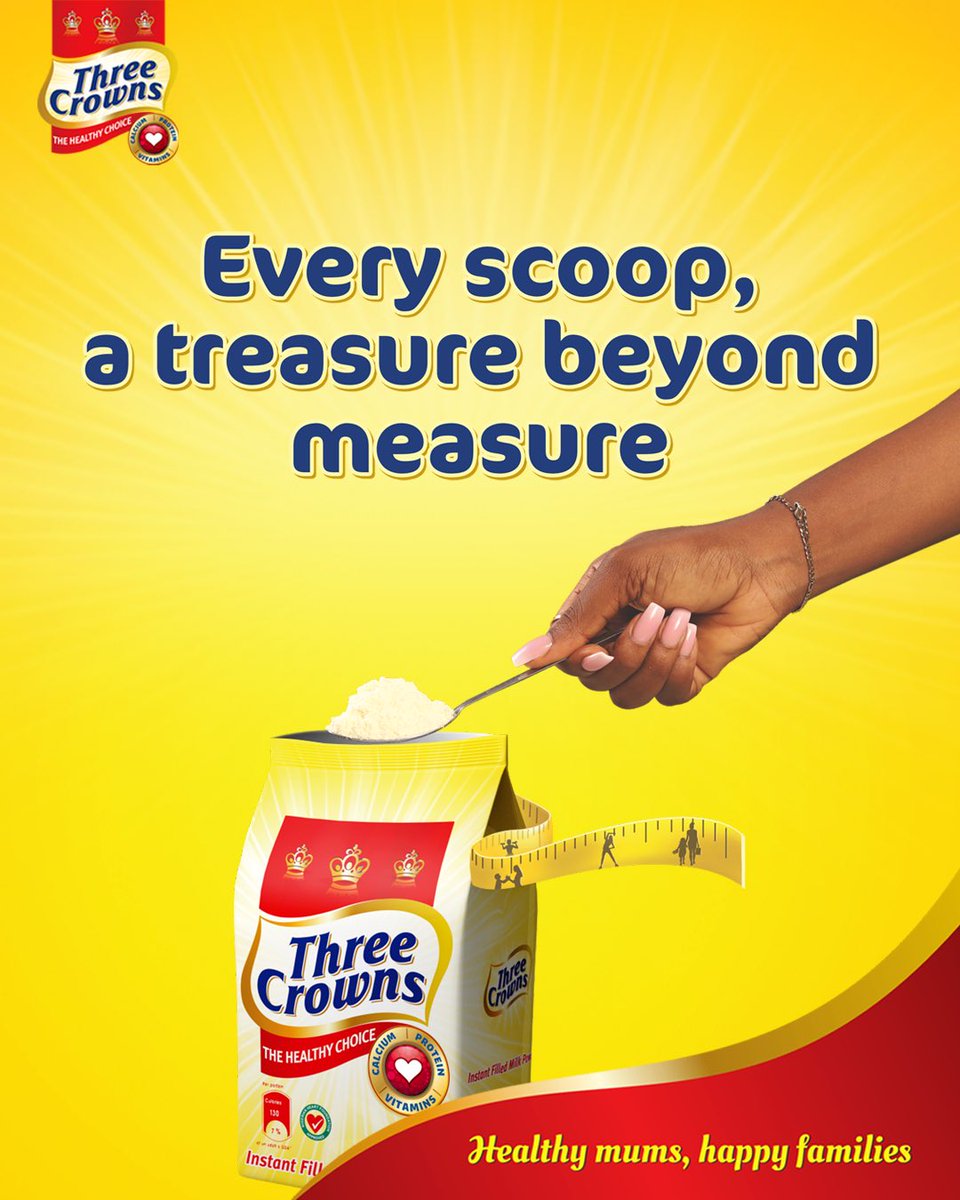 Each spoon of Three Crowns Milk is filled with love, nourishment, and care, just what your family deserves.

When it comes to their health and happiness, nothing should be left to chance.

Choose Three Crowns milk always!

#ThreeCrownsMilk
#RewardMumNow#HealthyMumsHappyFamilies