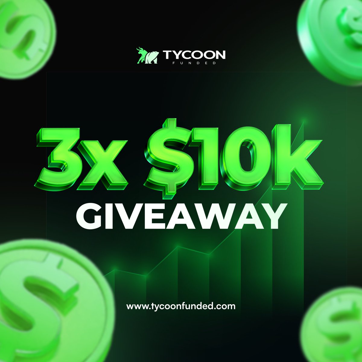 🎁 $30K GIVEAWAY ALERT 🎁

3 x $10k Challenge Accounts

💙 Follow 
<a href="/tycoonfunded/">Tycoon Funded</a> <a href="/iamSoftVina/">Soft-Vina Chinenye💛</a>
<a href="/Global__Man/">Matt Betterlife Anthony</a> <a href="/shepherd__fx/">SHEPHERD FX | SFX</a>

💙 Like, Retweet &amp; Tag 3 Traders

💙Engage with Quoted Tweet And My Pinned Post 💯

Winners in 72H
#GiveawayAlerts #giveaway
