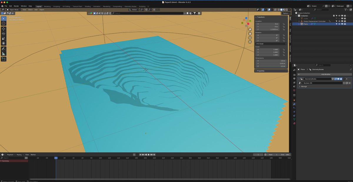 Always something new to learn in #blender! ~ 

Painstakingly following a YT tutorial. 20 mins, I thought. 2 hours later... still going! 😅

#WIP <a href="/objktcom/">objkt.com</a>