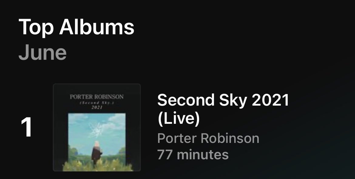 Yamaws_'s tweet image. "you must like porter robinson's second sky 2021 set if you think we fuckin"
me: