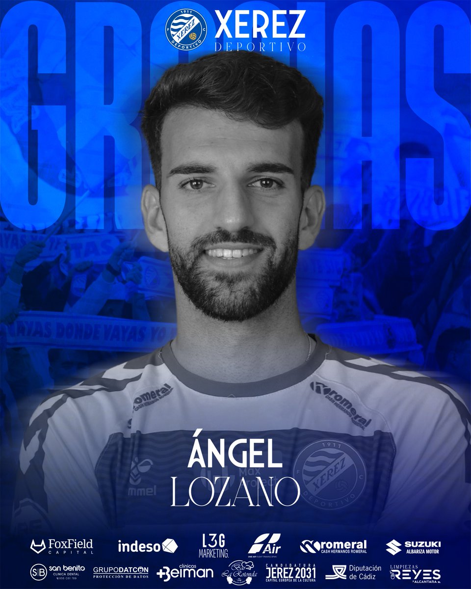 OFICIAL 🔵 | Acuerdo con 𝐀́𝐧𝐠𝐞𝐥 𝐋𝐨𝐳𝐚𝐧𝐨 para la rescisión del contrato que vinculaba a ambas partes

🔹 Desde el #XerezDeportivo agradecemos los servicios prestados durante esta temporada y le deseamos la mayor suerte en su futuro profesional y personal

ℹ️  Más info ➡️