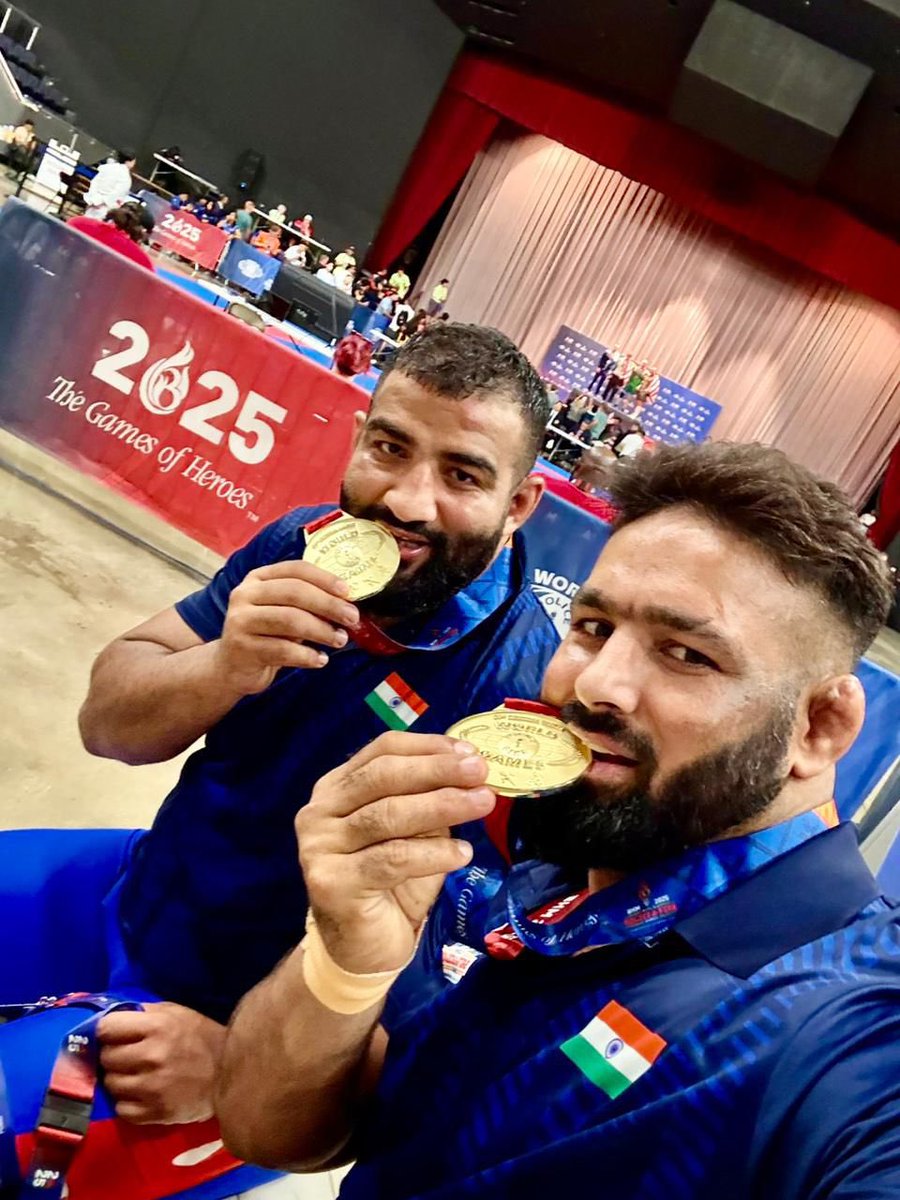 Omar Abdullah (@omarabdullah) on Twitter photo Congratulations to Constable Beniya Ameen And Constable Ishaaq Ahmad who both won Gold medals 🥇 in their  respective  weight categories at world police and fire Games held recently in the United States of America. Well done to both of them for bringing laurels to their force, to Congratulations to Constable Beniya Ameen And Constable Ishaaq Ahmad who both won Gold medals 🥇 in their  respective  weight categories at world police and fire Games held recently in the United States of America. Well done to both of them for bringing laurels to their force, to