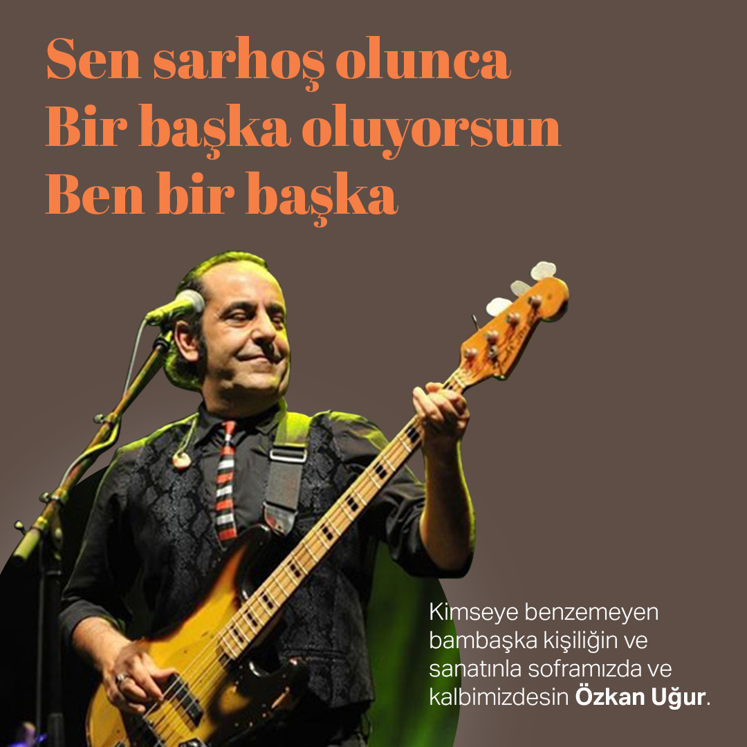 Onu nasıl anlatmalı, hangi kelimelerle tanımlamalı, bu biraz zor bir görev. Sadece MFÖ'nün değil, Türkiye'nin en çılgın, en kendine has, en yetenekli, en özgün müzisyenlerinden biriydi. "Bir başkaydı." 

Seni çok özlüyoruz Özkan Uğur.