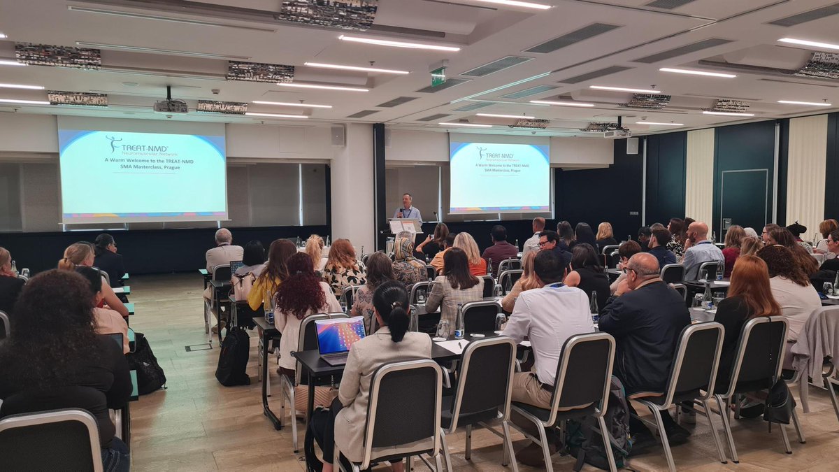 🌧️ Good morning from a rainy Prague!

We’re excited to welcome healthcare professionals from across the globe to the TREAT-NMD® Spinal Muscular Atrophy (SMA) Masterclass, starting today.

This accredited, expert-led programme offers an interactive learning experience for