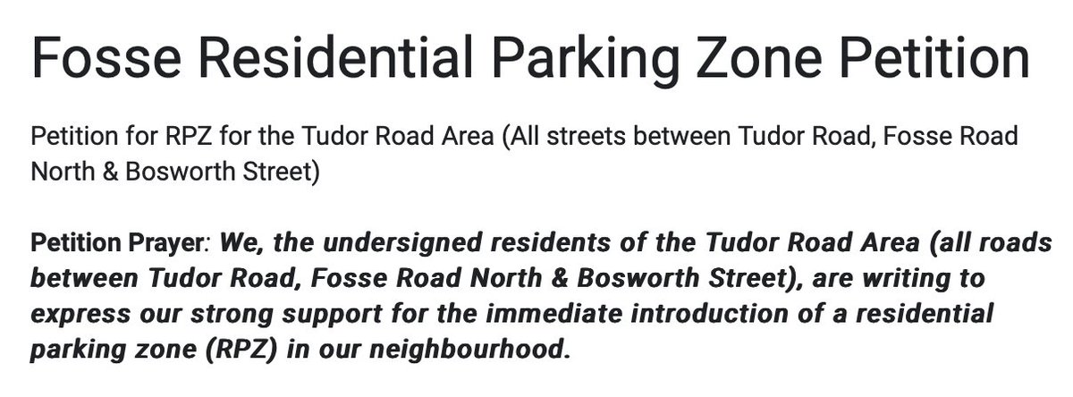 Do you think there should be residents' parking in the area around the foodbank? If you live in the area, Cllr Zaman would like to know your views. Please fill in this form. Vote yes or no.

docs.google.com/forms/d/e/1FAI…