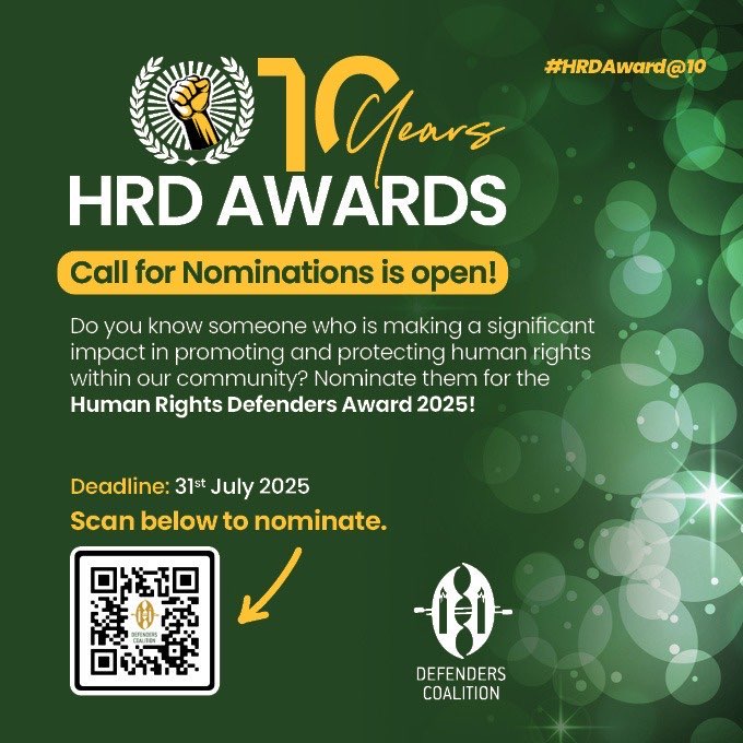PI_AfricaHub's tweet image. CALL FOR NOMINATIONS IS OPEN!
Community leaders. Rights advocates. Everyday champions.
If someone you know is boldly advancing human rights in Kenya, let their story be told at the biggest stage for the recognizing human rights work in Kenya.
Nominate them for the 2025…