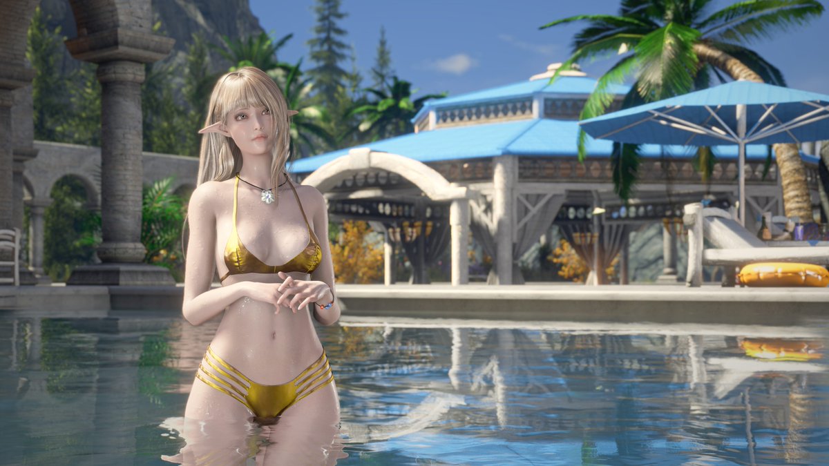 Shino - Bikini Metallic - CBBE 3BA - Body Slider
Necklace of Dibellan Arts Replacer by Ave