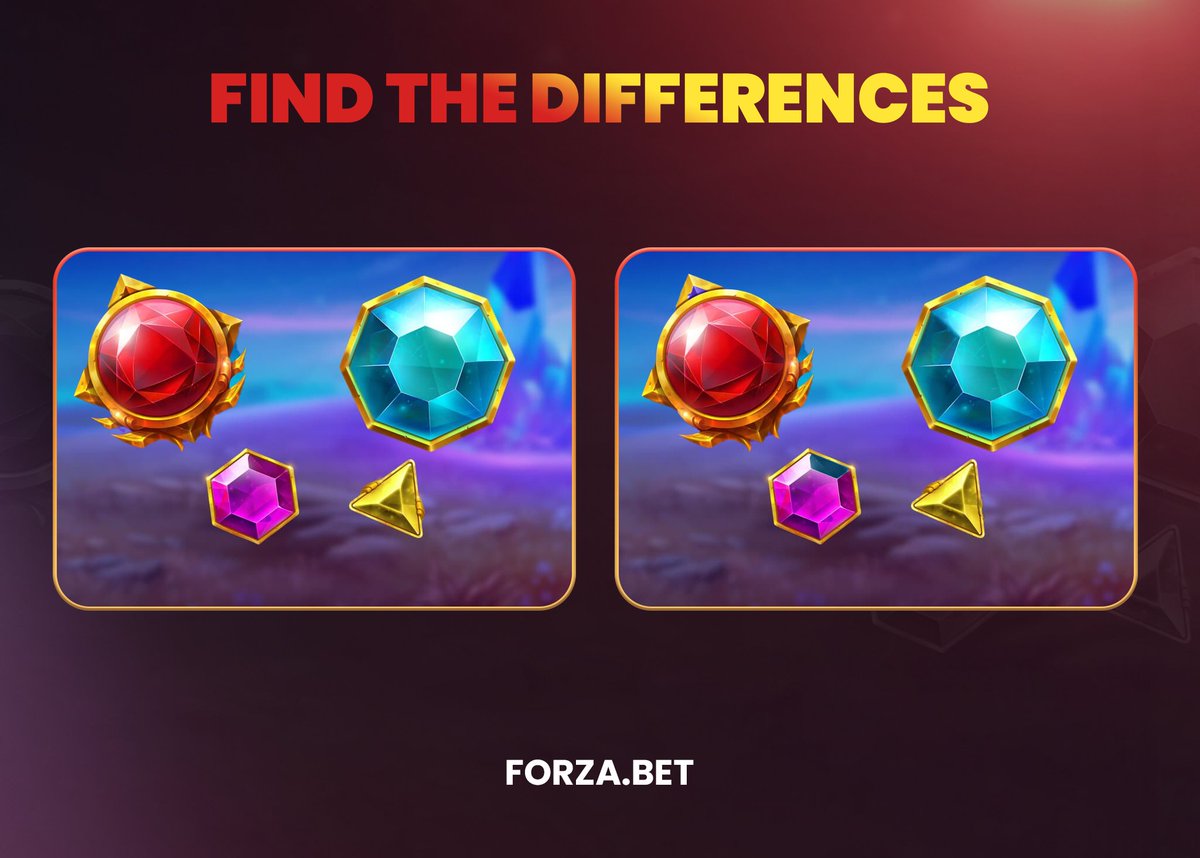 🔍 Find all the differences to win a share of 100 Free Spins!

💥 Unlimited entries, five random winners!

✅ Follow <a href="/FORZABETCASINO/">FORZA.BET</a>
✅ Like &amp; Repost
✅ Tag 2 friends
✅ Drop your answer in the Comments