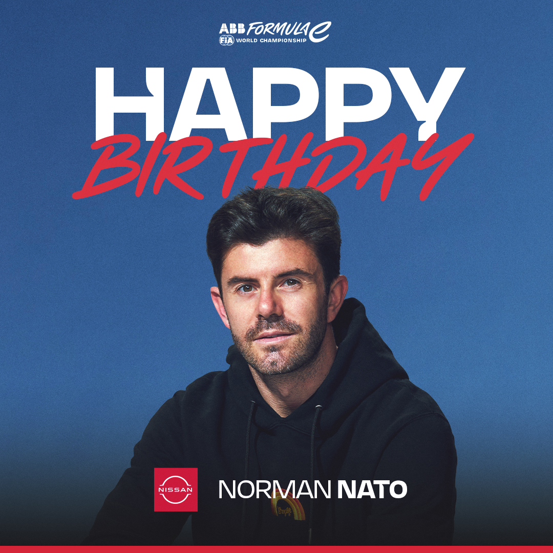 Happy birthday <a href="/NatoNorman/">Norman Nato</a> 🎂

The <a href="/NISMO/">Nissan NISMO</a> driver is 33 today!

#FormulaE #Motorsport #Racing