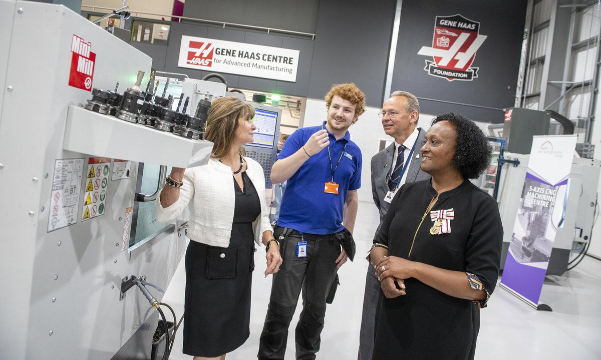Haas Automation (@haasuk) on Twitter photo Haas UK celebrates a national first 🇬🇧
West Nottinghamshire College <a href="/WestNotts/">Vision West Nottinghamshire College</a> is now home to the UK’s first Gene Haas Centre for Advanced Manufacturing - featuring six Haas CNC machines and state-of-the-art robots and automation training.
#HaasCNC #STEM #GeneHaasFoundation Haas UK celebrates a national first 🇬🇧
West Nottinghamshire College <a href="/WestNotts/">Vision West Nottinghamshire College</a> is now home to the UK’s first Gene Haas Centre for Advanced Manufacturing - featuring six Haas CNC machines and state-of-the-art robots and automation training.
#HaasCNC #STEM #GeneHaasFoundation