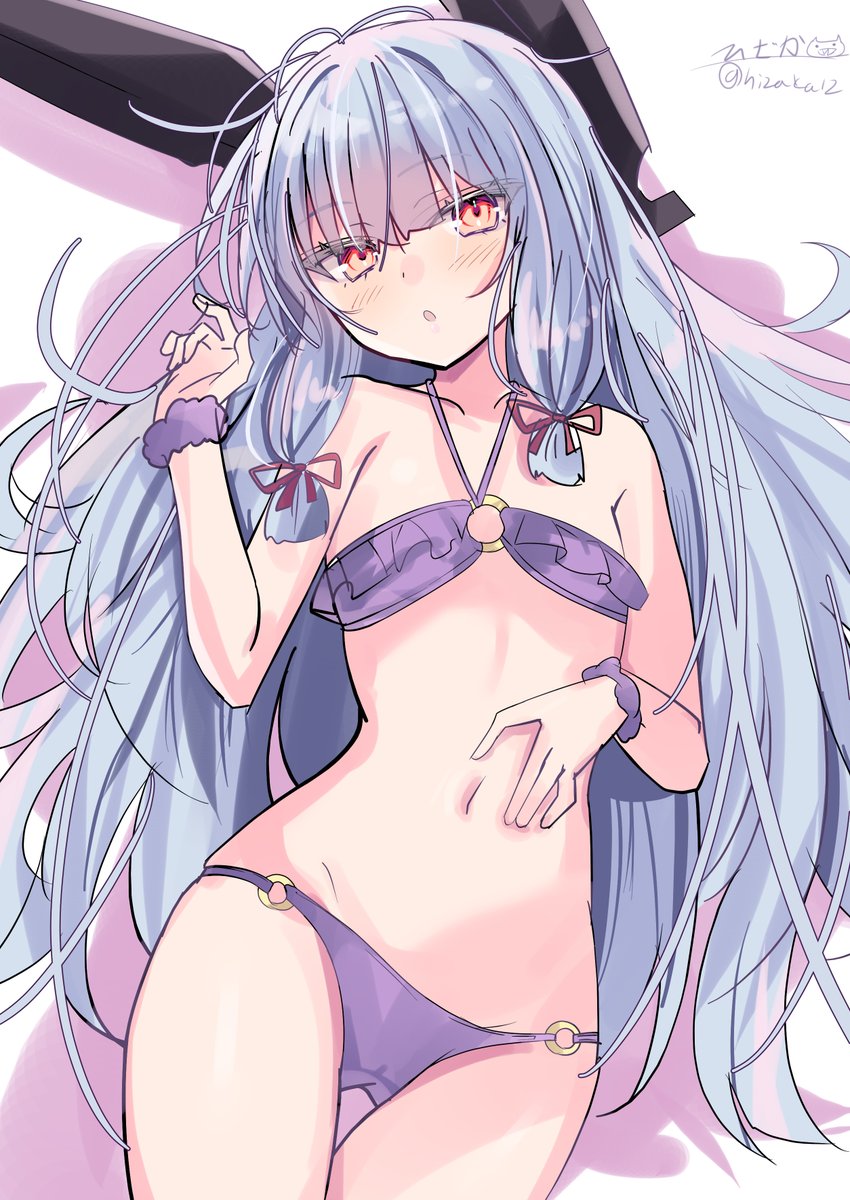 hizaka12's tweet image. 水着の叢雲
#艦これ版深夜の真剣お絵描き60分一本勝負
#艦これ版真剣お絵描き60分一本勝負_20250706