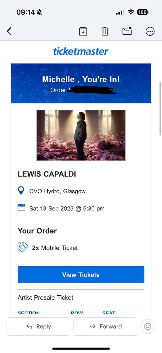 MitchIsElectric's tweet photo. @LewisCapaldi greeting 😭 omg I can’t explain how excited I am for this! We love you Lewis ❤️❤️ https://t.co/c2ntn7QWj7
