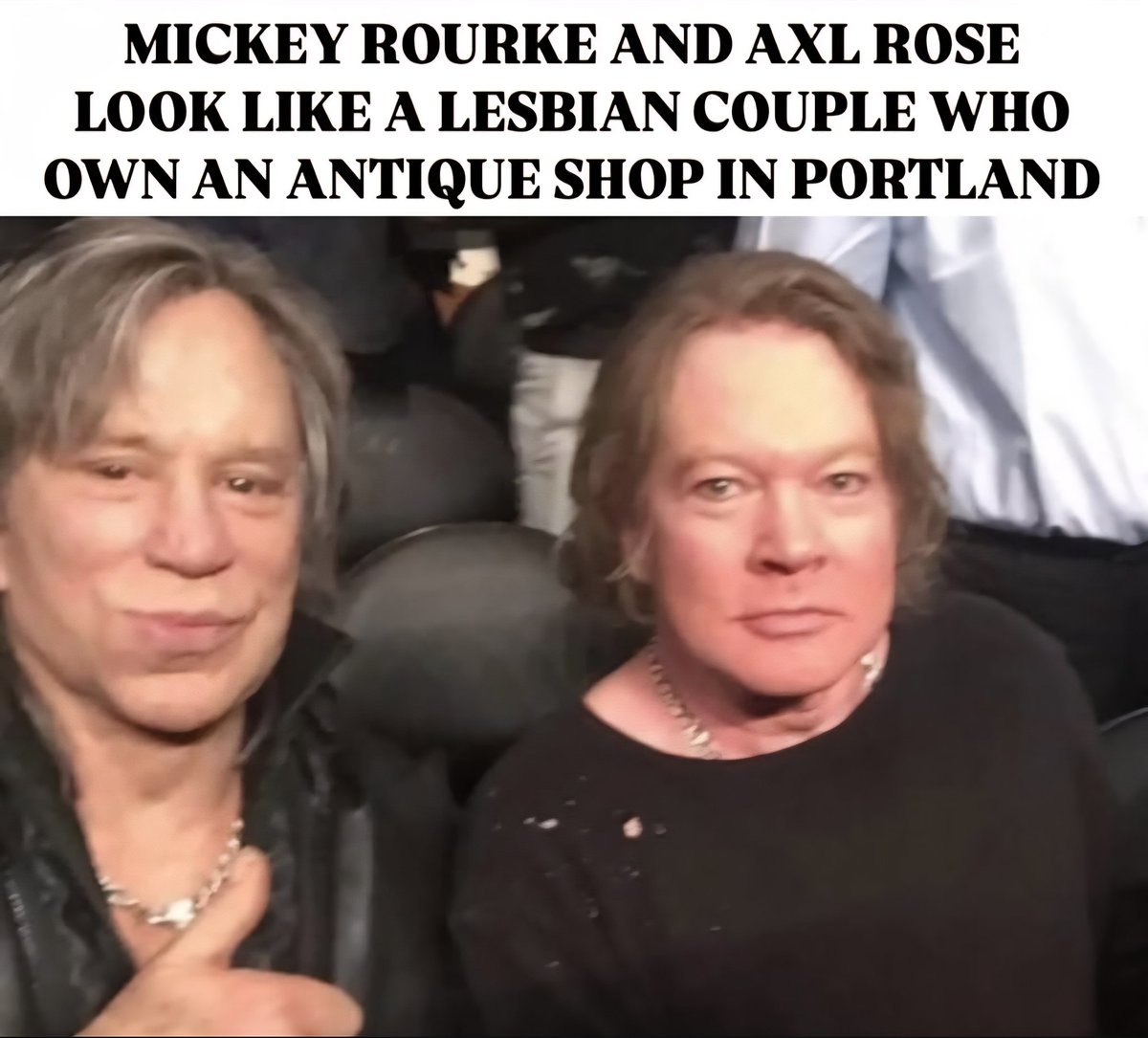 MagdaMarrkefka's tweet photo. #MickeyRourke & #AxelRose https://t.co/benT5CO0WG