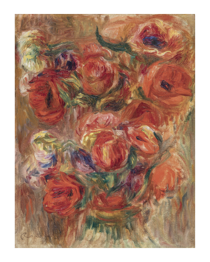 第821回 メインセール Lot 249 オーギュスト・ルノアール「花瓶の