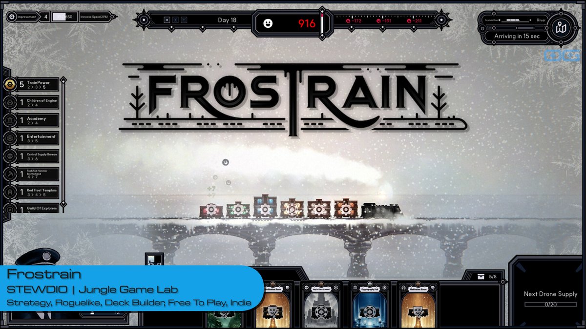 OverageGmngCom's tweet photo. OG plays Frostrain!
https://t.co/VHhz3nFmq4
Like & Sub!
#frostrain #roguelike #deckbuilder #freetoplay #snowpiercer #IndieGameTrends #IndieWatch #IndieDev #GameDev #IndieGameDev #IndieGame #IndieGames #Gameplay #letsplay #gaming https://t.co/G1QidPnnAS