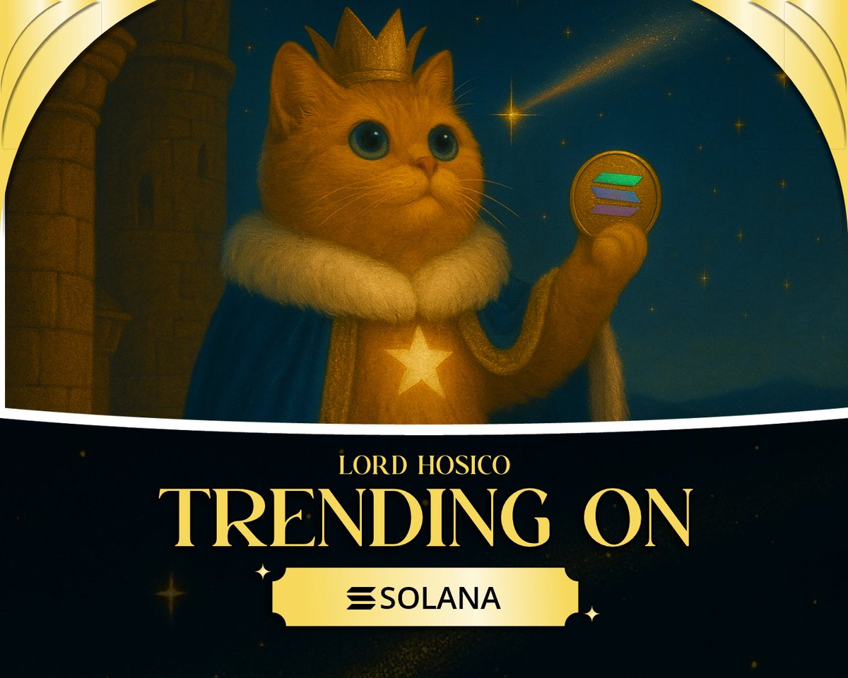 LordHosico_Sol's tweet photo. We’ve officially taken the top spot! $LORDHOSICO is now #1 on Solana Trending—buckle up! https://t.co/KAKb2T3w8i