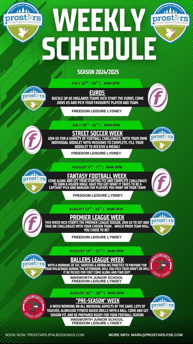 Brand New football camp for children based in Innsworth! ⚽️

<a href="/innsworthjun/">Innsworth Juniors</a> 
<a href="/innsworthinfant/">Innsworth Infants</a>