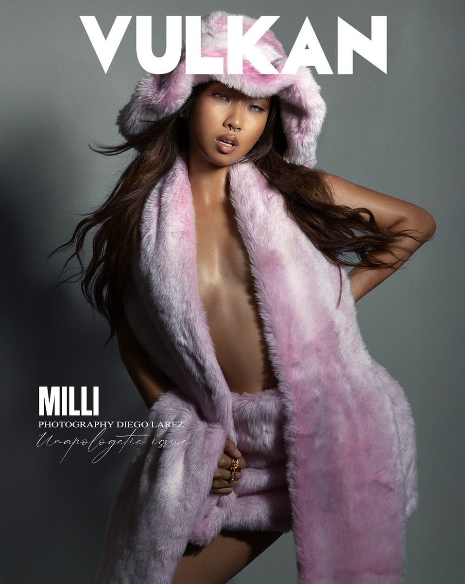 officialyupp's tweet photo. MILLI X VULKAN MAGAZINE
The firestarter of a new generation.
โI donโt chase trends; I provoke them.โ
Dive into her full story now at https://t.co/UGjt43eN4n and grab your copy today. ๐ฐ
#MILLI
#VULKANMAGAZINE #HEAVYWEIGHT https://t.co/eS1GfPINs3
