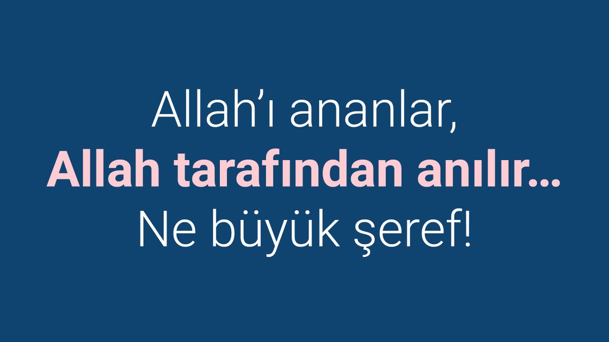 “Allah’ı zikretmek üzere oturan bir gruba melekler kanat gerer, 
— onları rahmet-i ilahi kuşatır ve onlara sekinet iner. Allah da onları yanındakiler arasında anar.”

#Hadis | Müslim, Zikir, 39
