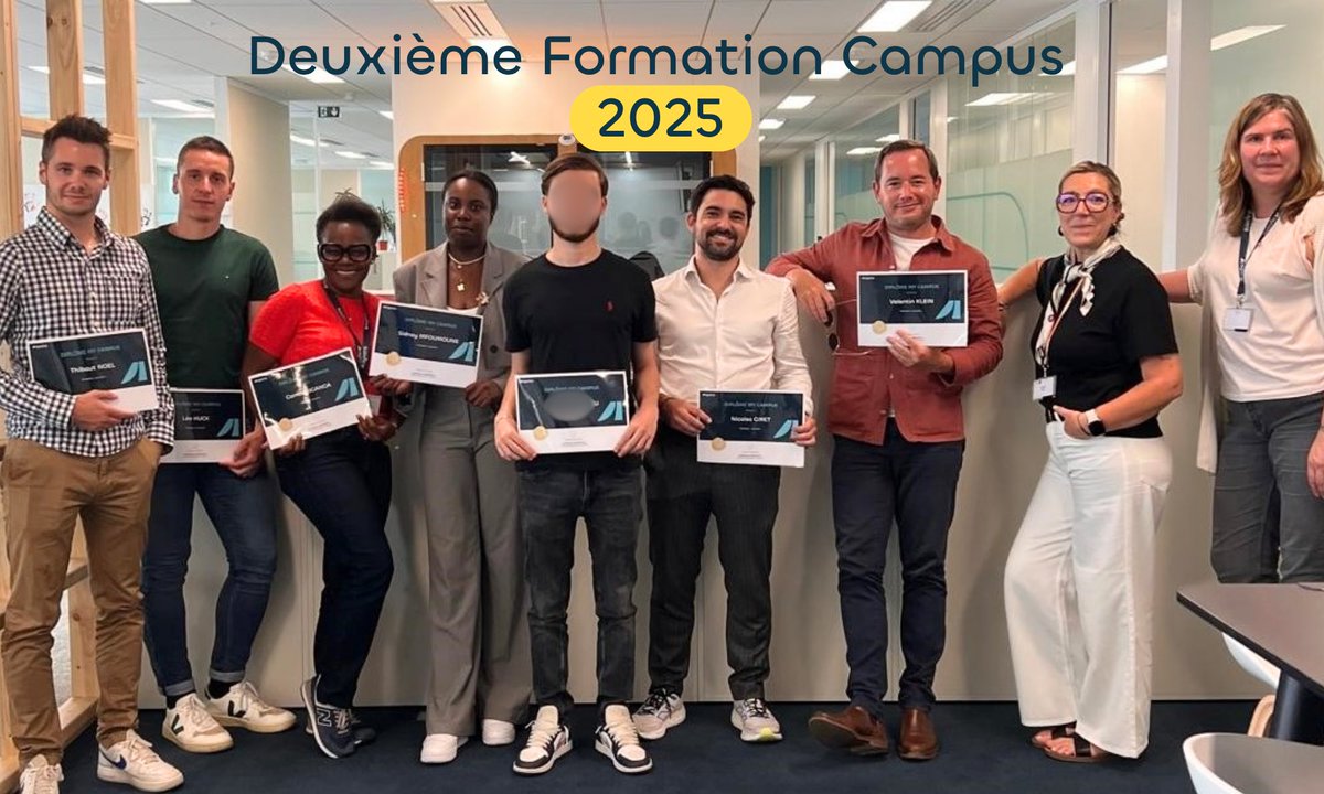 🎓 Retour sur le Campus de la promotion d'été 2025 !

Du 10 au 26 juin, Attachés Commerciaux et Ingénieurs Commerciaux ont suivi leur formation Campus sur notre site de Nanterre CityLife avec Ayvens Business Academy.

Bravo à tous nos apprenants pour leur engagement !