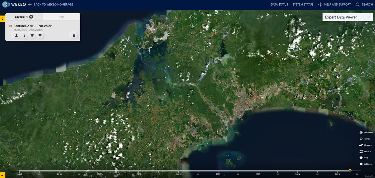WEkEO_dias's tweet image. 🔎Zooming on… the Panama Canal 🇵🇦
⛴️Every year between 13,000 and 14,000 ships pass through the #PanamaCanal, an 80-kilometres long engineering masterpiece that connects the Atlantic and the Pacific oceans. Thanks to its 9,000 employees, the Canal operates 365 days a year, 24…