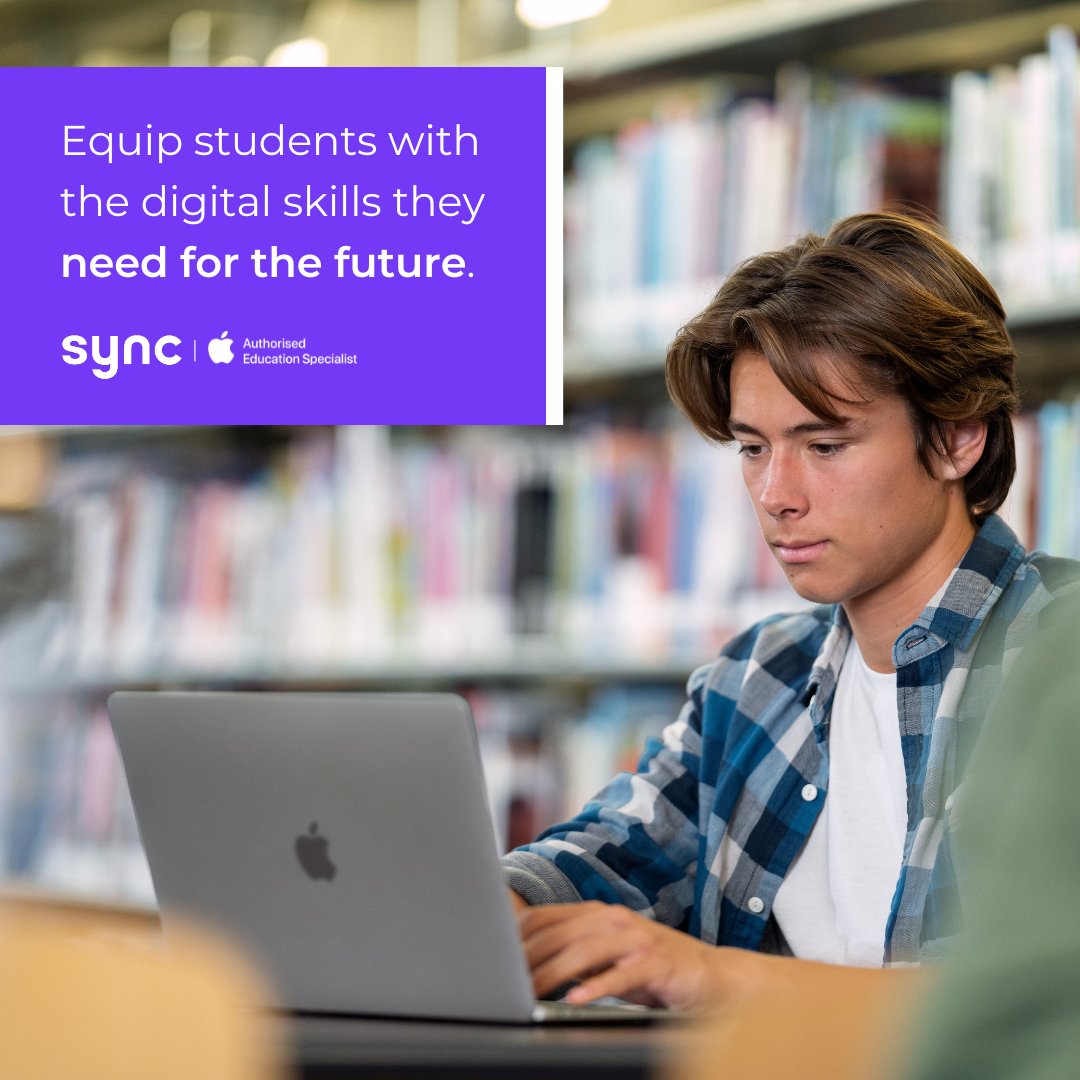 Equip students with the digital skills they need for the future - digital fluency is now essential. 

With Mac, learners build real-world skills they can take into college, apprenticeships, and future careers.

Prepare students for the future with Mac: wearesync.co.uk/education/mac-…