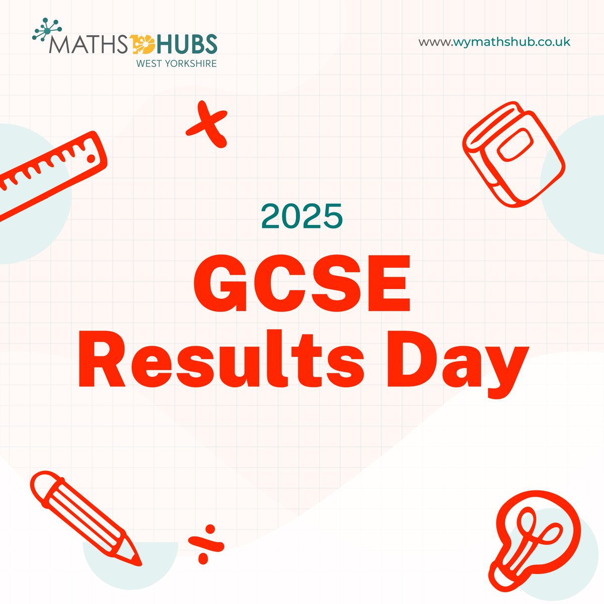 🧮 GCSE Results Day! 🧮 
Congratulations to all students receiving their GCSE results today! We’re wishing you every success as you take your next steps — whether that’s into further study, training, or something new. 

#GCSEResults #ResultsDay2025