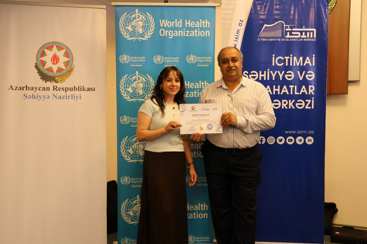 🇦🇿 has launched the 3rd round of the #STEPS Survey on #NCD risk factors with #WHO support. After training 30 interviewers, data collection is now underway across the country to better understand &amp; reduce NCD risks. This national effort paves the way for smarter health policies.