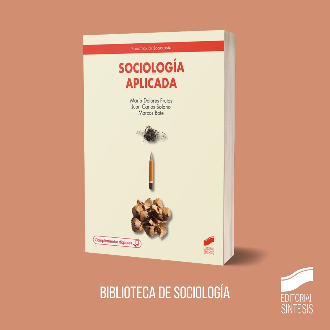 Editorial Síntesis (@edsintesis) on Twitter photo ‼ NOVEDAD ‼ "Sociología aplicada". Manual crítico, empírico y con perspectiva de género para comprender los desafíos sociales actuales. <a href="/jcsolanolucas/">Juan Carlos Solano</a>
sintesis.com/libro/sociolog…
#Sociología #SociologíaAplicada #Desigualdad #CambioSocial #editorialsintesis ‼ NOVEDAD ‼ "Sociología aplicada". Manual crítico, empírico y con perspectiva de género para comprender los desafíos sociales actuales. <a href="/jcsolanolucas/">Juan Carlos Solano</a>
sintesis.com/libro/sociolog…
#Sociología #SociologíaAplicada #Desigualdad #CambioSocial #editorialsintesis