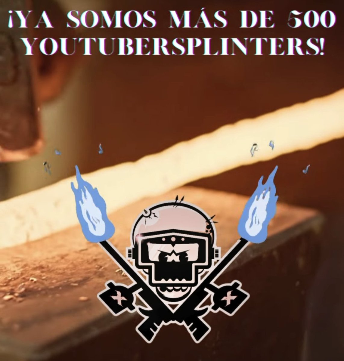 ¡Gracias! 5️⃣0️⃣0️⃣ suscripciones de nuestros/as #metalsplinters en Youtube 📱📹👇🏽

youtube.com/@esquirlasdeme…
