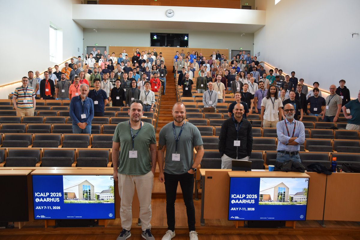 csaudk's tweet image. ICALP 2025 kicks off today at @AarhusUni 🎉 We’re happy to welcome 256 researchers for 4 days of theory, algorithms, complexity, and more.
Full programme ➡️ conferences.au.dk/icalp2025
#ComputerScience #ICALP2025 #EATCS