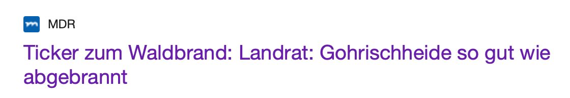 GANZ NORMALER SOMMER.